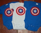 American hero inspired by Captain America onesie