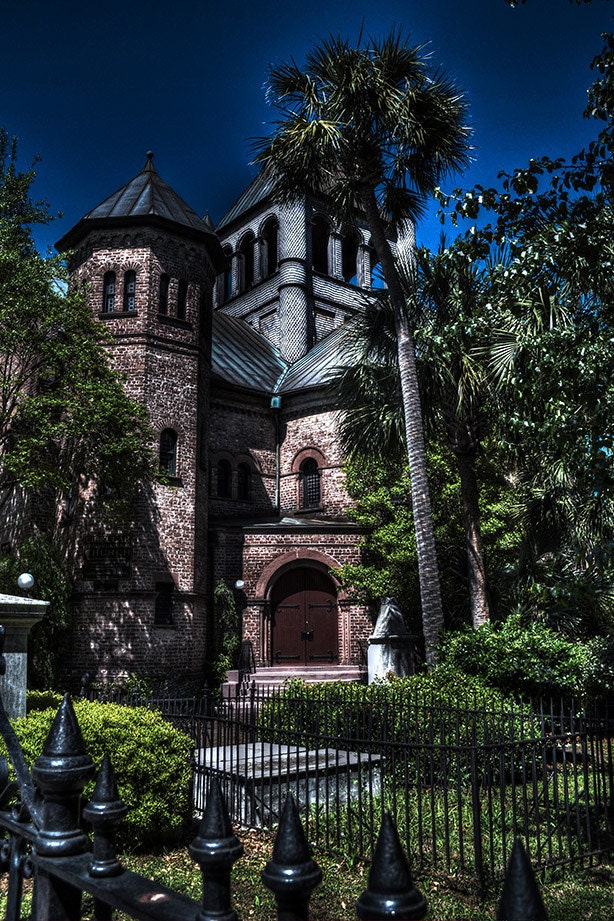 17th Century Charleston Gothic Church HDR 8x10 Fine Art Print