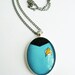 Star Trek Blue Shirt Necklace Geek Sci Fi Spock