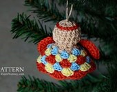 Crochet Pattern Crochet Christmas Granny Angel Ornaments