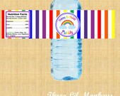 Rainbow Water Bottle Labels Il_170x135