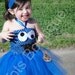 Tutu Dress - Cookie Monster Inspired - Infant
