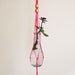 Small macrame plant hanger - neon pink