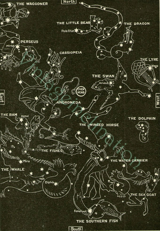 Zodiac Star Map