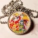 Rainbow Brite and the Color Kids 80s Cameo Necklace