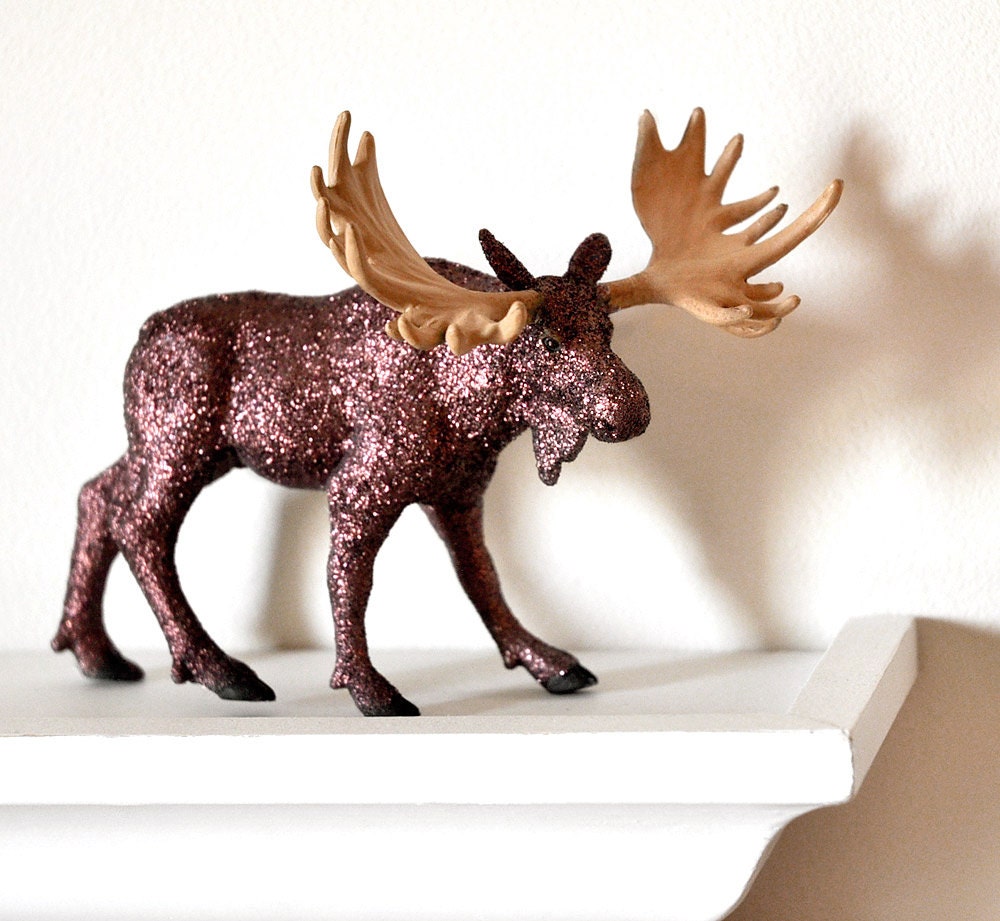 Woodland Moose Wedding Decor Table Decoration for Rustic Summer Baby Showers, Man Caves, Spring Tablescapes or Birthday Party Centerpiece
