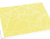 Annapolis City Map Print / Maryland Art Poster Custom Street Map / 8x10 Digital Print/ Choose your color