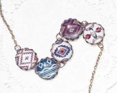 Native american motives tribal bib necklace - Boho jewelry - Free Worldwide Shipping - Gift for her under 35 USD