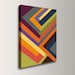 Geometric Art Print - Canvas Print of an Abstract Painting - 24x36 Colorful Modern Wall Art