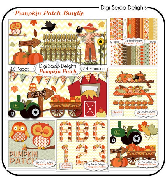 50% Off Pumpkin Patch Scrapbook Kit and a Freebie