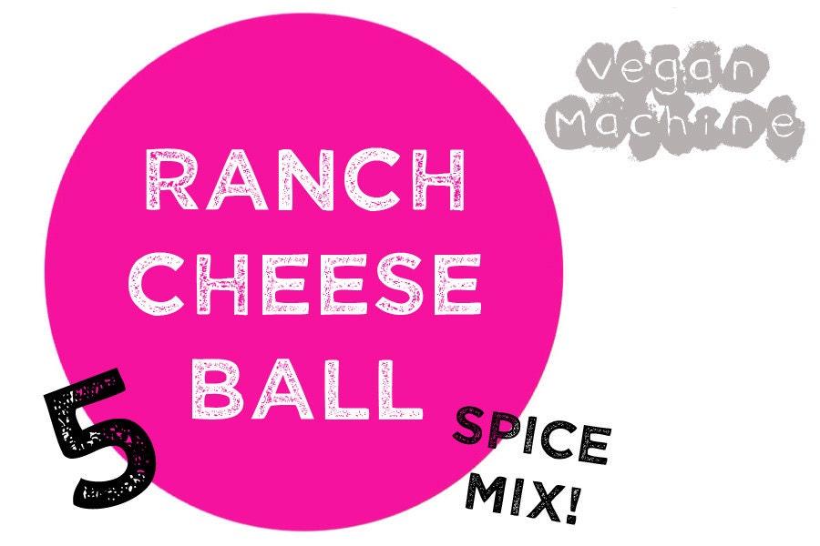 Bundle of 5 VEGAN Ranch Cheese Ball Spice Mix
