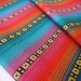 Aztec Fabric, Peruvian Fabric, Woven, Bright Playa Stripes, 1 Yard