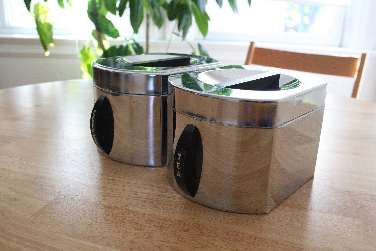Coffee and Tea tins