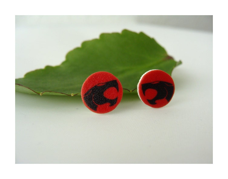 Thundercats or Mum-Ra earrings - retro 80's cartoons