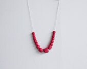 Cherry Pebble Necklace