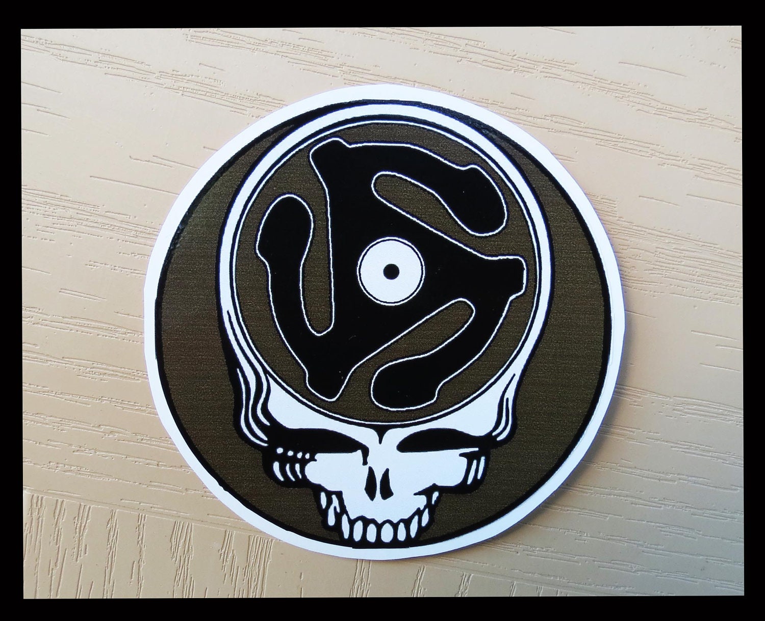 Steal Your Spindle / Grateful Dead / Vintage Brown Series / High Quality Vinyl / Sticker