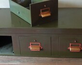 Industrial Metal 3 Drawer Cabinet,Green, Storage