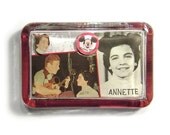 Mouseketeer Annette Funicello - 3D Collage Glass Paperweight - Disney Mickey Mouse Club
