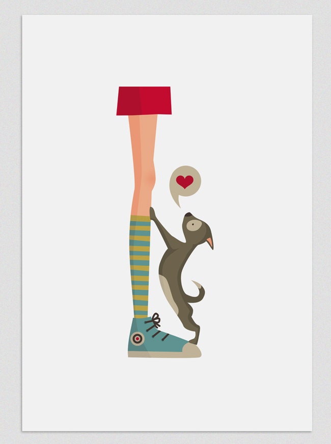 Illustration. Dog's Life (Girl)