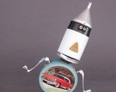 SALE - Found Object ROBOT SCULPTURE - Jimmy Joy Rider