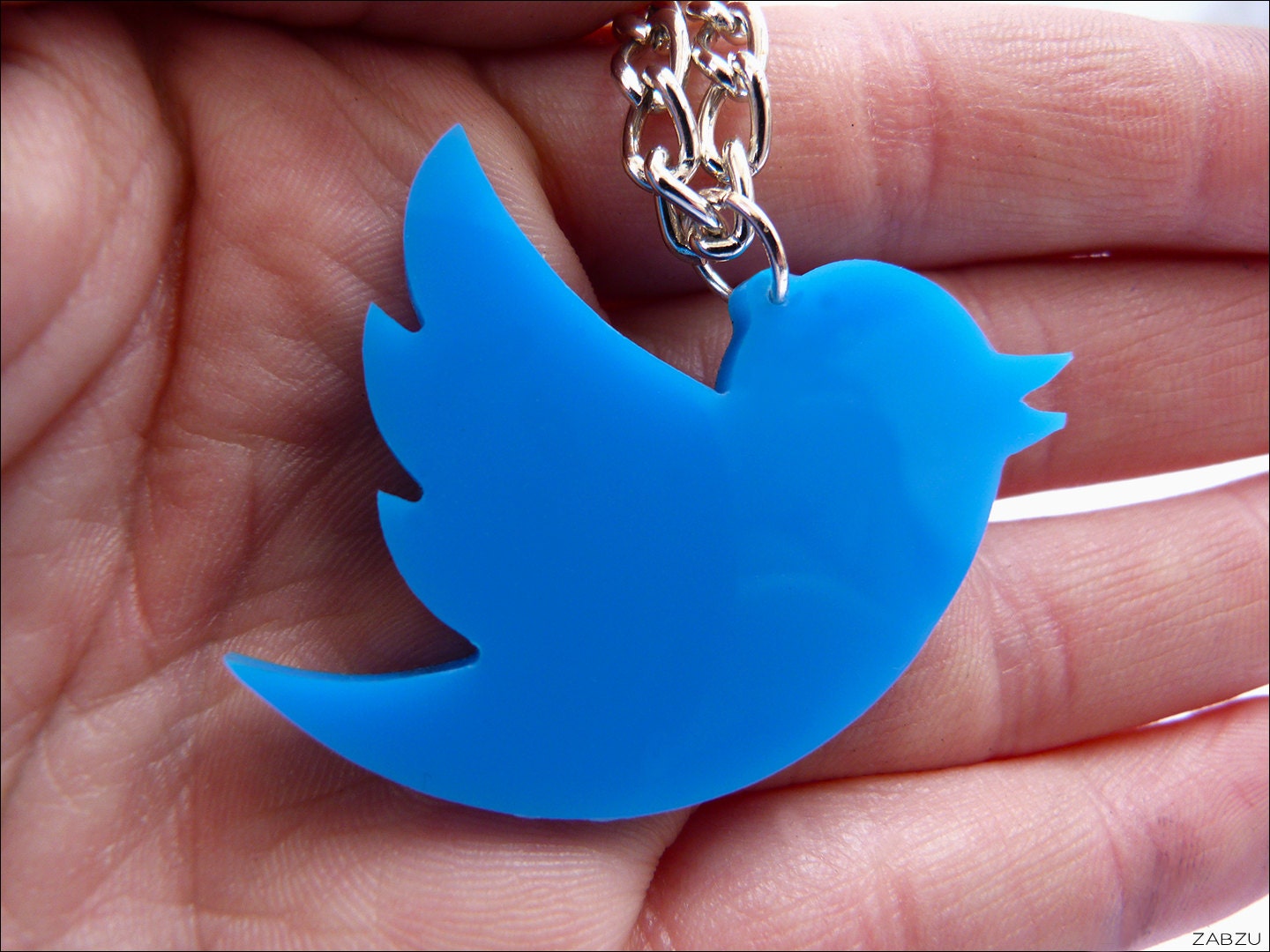 Twitter Necklace / Pendant