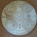 Frankoma Ceramic Trivet - Seals of Five Civilized Tribes of Indians in Oklahoma
