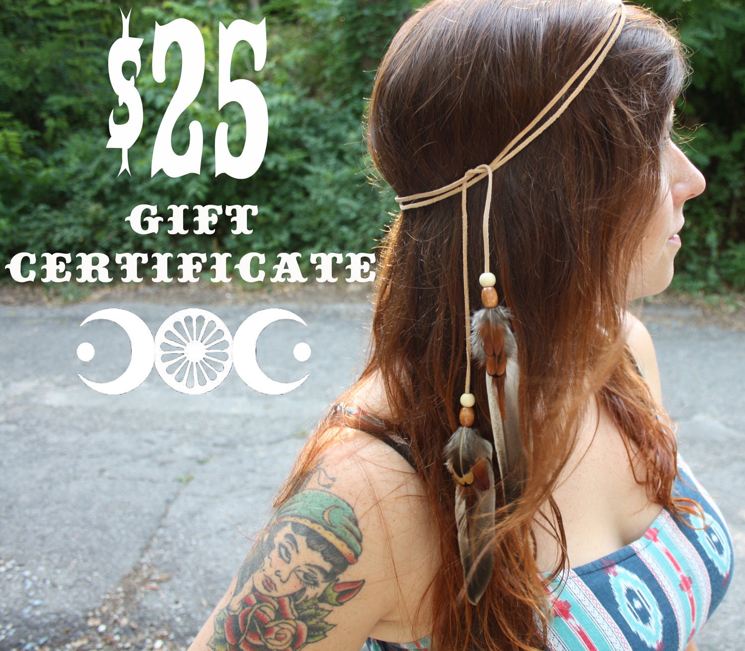 Moondial Gypsy Gift Certificate for 25 Dollars