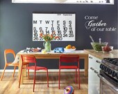 Come gather at our table (kitchen/dining room), Vinyl Lettering, Vinyl Wall Art, Vinyl Wall Decals