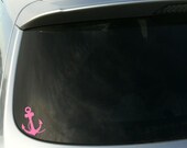 4.25" x 3.5" Nautical Anchor vinyl decal - Car decal - Windshield decal - Tattoo decal - Anchor decal - Nautical Anchor