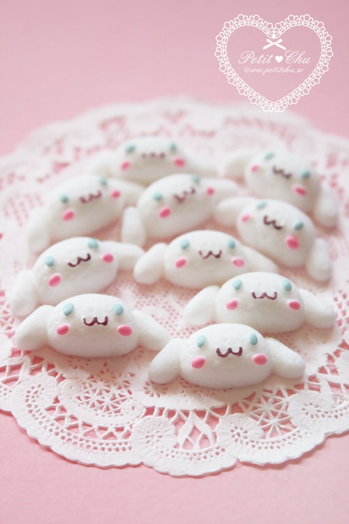 Kawaii Sugarbunnies Cabochons