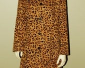 Vintage Jones New York Signature Reversible Leopard/Brown Coat
