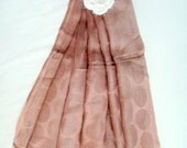 PASHMINA COPPER  Color  Shawl /  Fashion Scarf / Bridal Shawl./Crochet  Brooch .