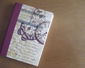 Butterfly Journal with Unlined Pages, Hand-Sewn, Hand-made