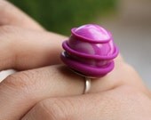 Polymer clay lollipop  ring