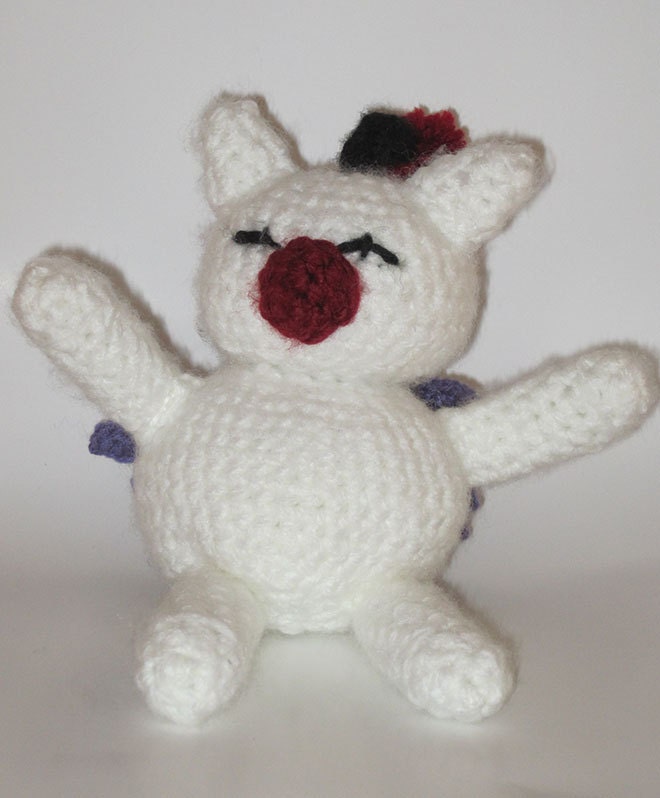 Moogle Teddy Bear- MADE TO ORDER