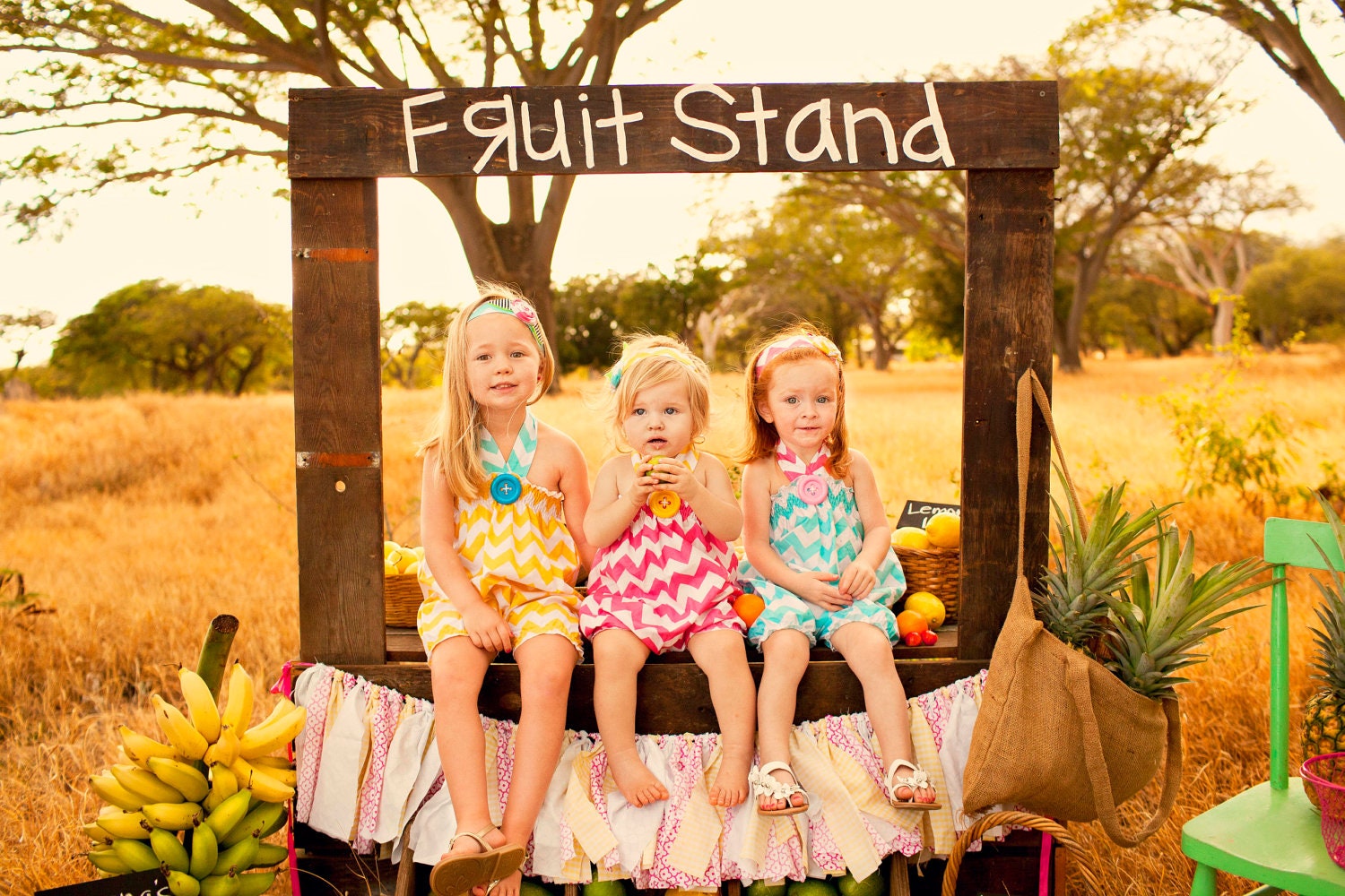 Chevron Bubble Romper - Summer Romper - Baby Romper