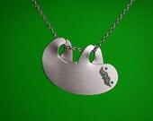 Movember Happy Sloth Necklace