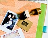 Hi Thought Bubble Stamp for your Wedding, Scrap Book, Note Cards or Shop by Yellow Heart Art