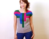 Crochet Pattern PDF - Drop Down Top - sizes XS to XL/2XL - Crochet Top Sweater Pattern instant download