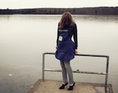 Tardis apron -- women's full apron
