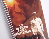 An OFFICER and a GENTLEMAN  notebook journal spiral bound Made from the VHS movie