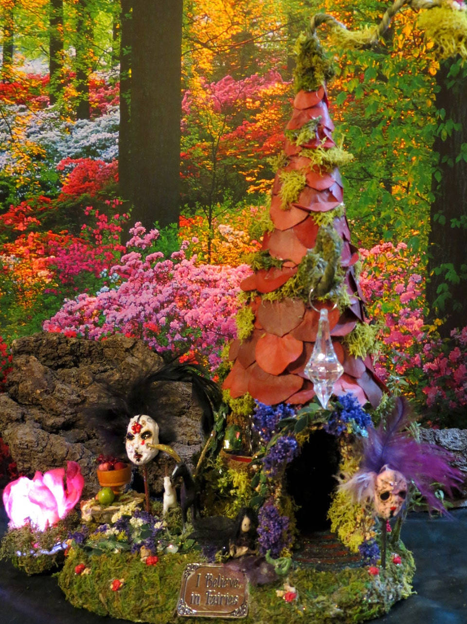 Fairy House, Miniature House, Masquerade, Fairy Light, Woodland Fairies, Fairies, Fairy Art