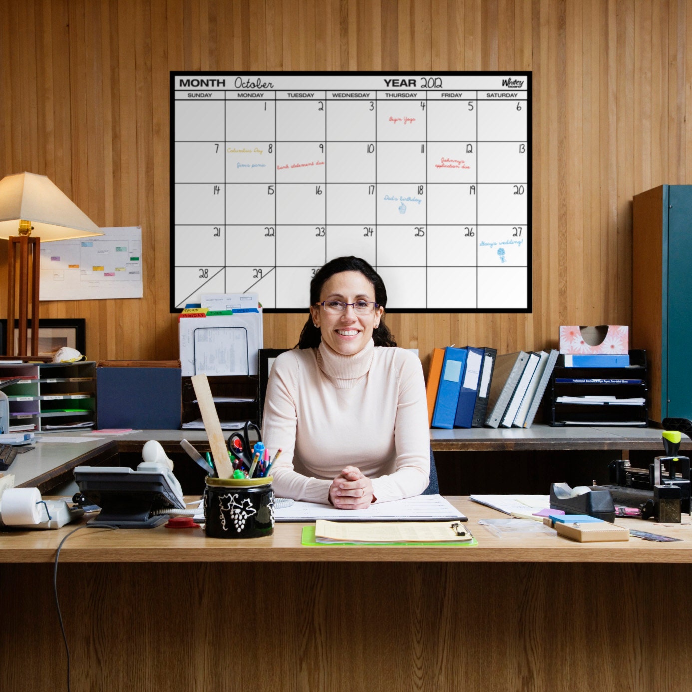 Monthly Calendar Whiteboard 2 x 3 feet