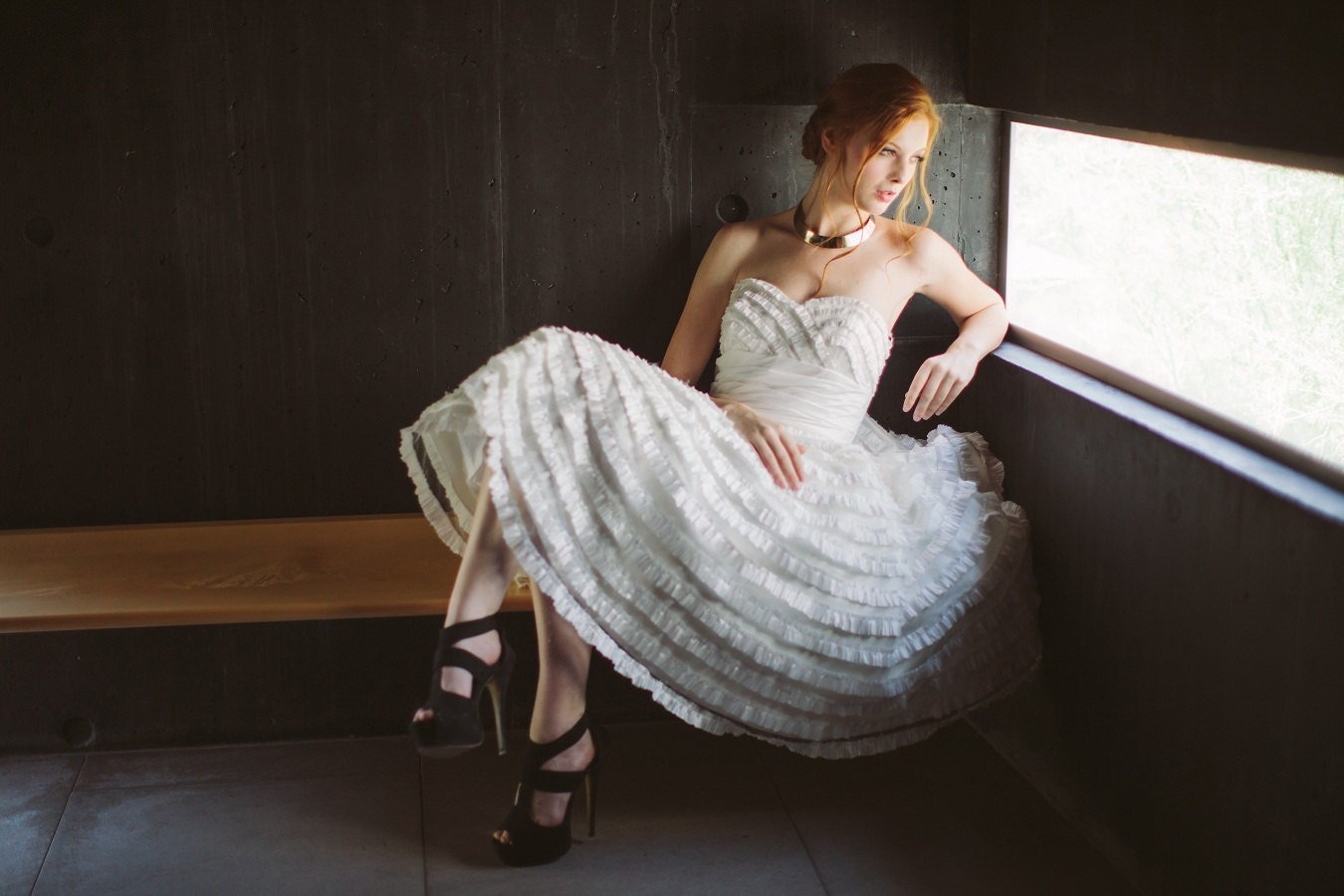 Tea Length Wedding Dress - Mustang Sally