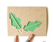 MISTLETOE Christmas Card