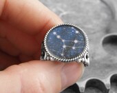 Big Dipper Constellation Filigree Ring - Marvelling At the Great Stellar Bear by COGnitive Creations