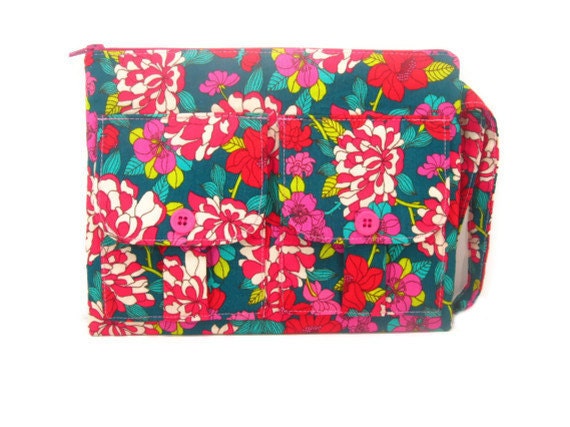 Wallet Wristlet - Copeland Magenta Teal Dorothy Wristlet Wallet
