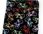 iPad Case, Padded iPad Sleeve iPad Cover with Pocket and Zipper in Bicycles
