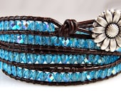 Custom Chan Luu Style Leather Wrap Bracelet - Custom Order - whitneysdesigns