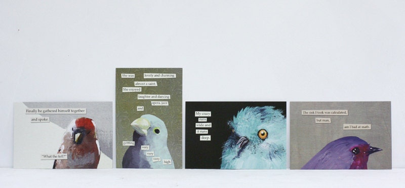 Troubled Birds Postcard Set 2